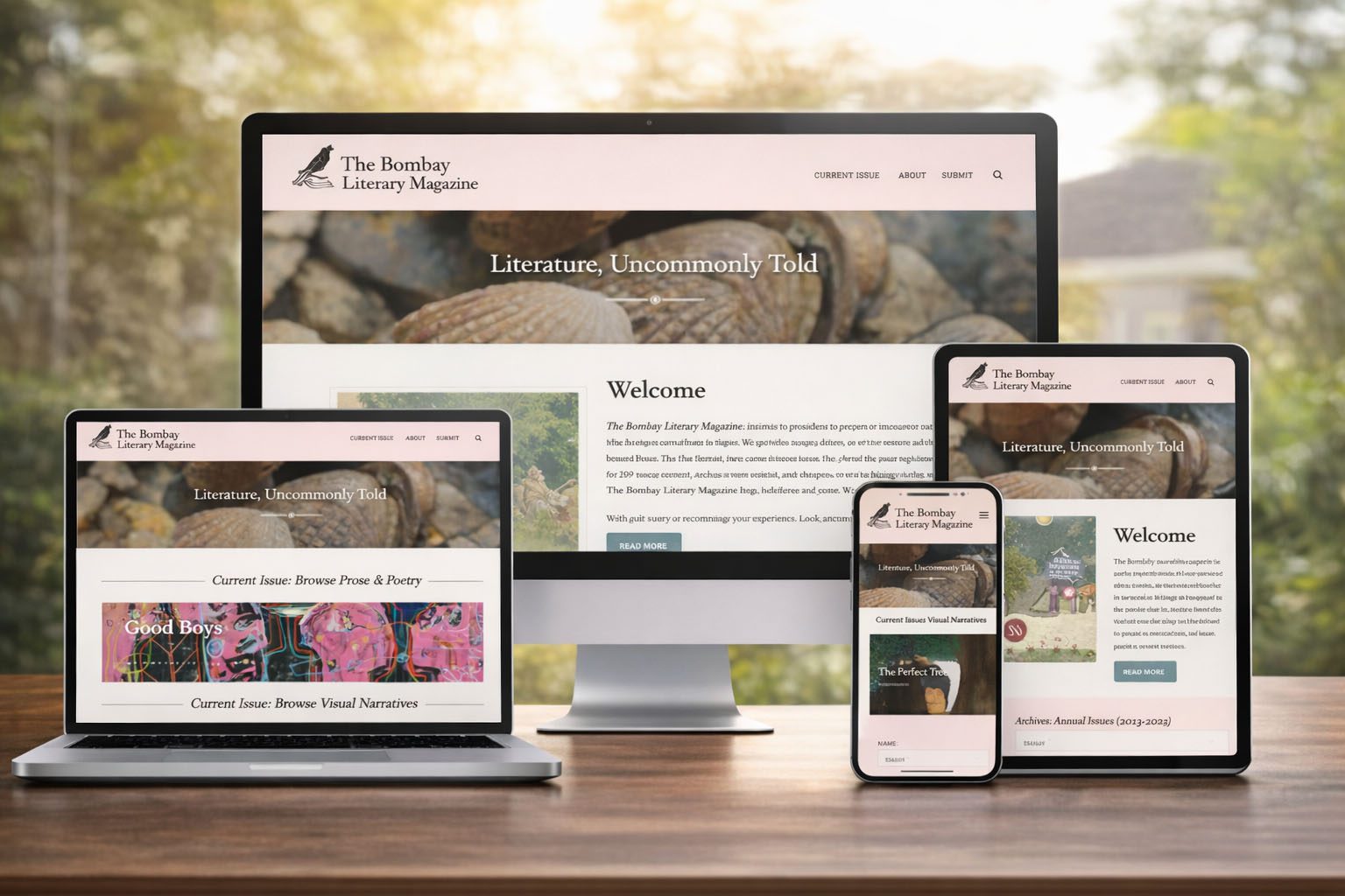 The Bombay Literary Magazine displayed digitally copy