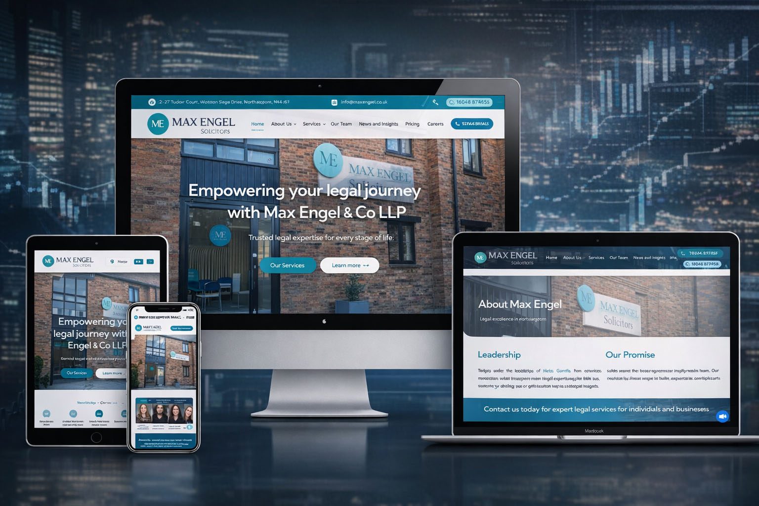 Max Engel Solicitors digital promotion copy